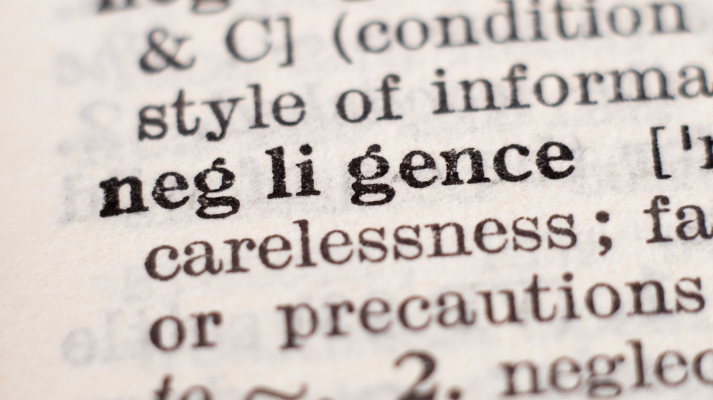 negligence definition