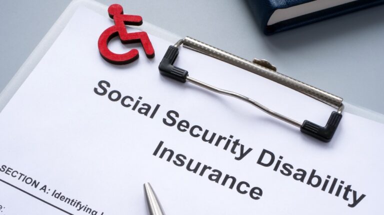 Social Security Disability Insurance paperwork
